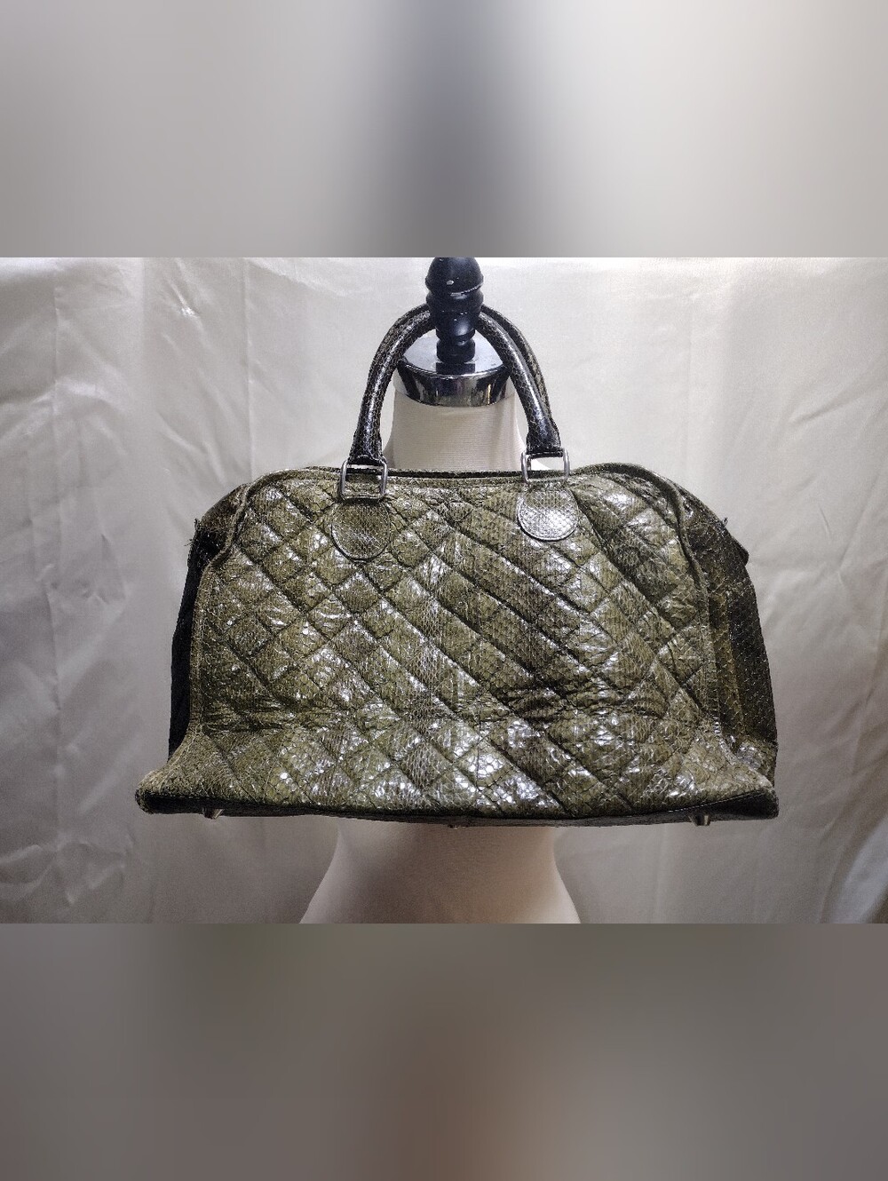 Beirn Snakeskin Green Bag
